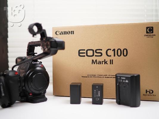 PoulaTo: Φωτογραφική μηχανή φωτογραφικής μηχανής Canon C100 Mark II 35mm Φακός